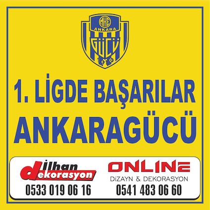 İlhan Online Dekorasyon Ankaragücü Kutlama