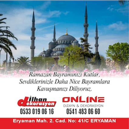 İlhan Online Dekorasyon Ramazan Bayramı Kutlama2