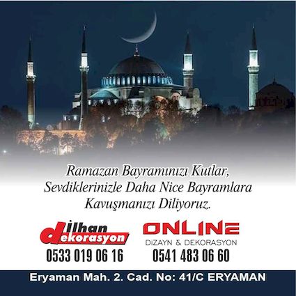 İlhan Online Dekorasyon Ramazan Bayramı Kutlama